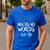 Love Needs No Words Autism Awareness Shirt Mom Dad Teacher Men's Casual T-Shirt Royal Blue