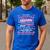 I Am a Lucky Daughter I Have Crazy Dad For Daughter Men's Casual T-Shirt Royal Blue