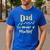Magical Dad Manager Of Mischief Birthday Family Matching Men's Casual T-Shirt Royal Blue