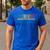 Man Of God Husband Dad Protector Christian Faith Fathers Day Men's Casual T-Shirt Royal Blue