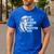Man Of God Husband Daddy Protector Hero Lion Father's Day Men's Casual T-Shirt Royal Blue