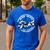The Man The Myth The Legend Daddy Love Cows Dad Cow Print Men's Casual T-Shirt Royal Blue