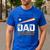 Marshallese Dad Marshall Islands Flag For Father's Day Men's Casual T-Shirt Royal Blue