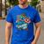 Marvel Captain America Legendary Dad Father's Day Men's Casual T-Shirt Royal Blue