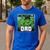 Marvel Comics Avengers Father's Day Hulk Incredible Dad Men's Casual T-Shirt Royal Blue