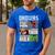Marvel Father's Day Spider-Man Thor Hulk Dad Attributes Men's Casual T-Shirt Royal Blue