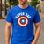 Marvel Father's Day Super Dad Captain America Shield Men's Casual T-Shirt Royal Blue Marvel Father's Day Super Dad Captain America Shield Men's Casual T-Shirt Royal Blue