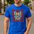 Marvel Iron Man Dad I Love You 3000 Text Fill Father's Day Small Men's Casual T-Shirt Royal Blue