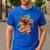 Marvel Iron Man Invincible Dad Father's Day Comic Retro Men's Casual T-Shirt Royal Blue