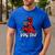 Marvel Super Heroes Pets Deadpool Loves Dogpool Dog Dad Men's Casual T-Shirt Royal Blue