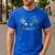 Matching Gamer Tee For Dad Mom & Kids Player 123 Men's Casual T-Shirt Royal Blue