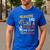 Men Anime Father's Day Anime Dad Except Way Cooler Men's Casual T-Shirt Royal Blue