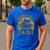 Mind If I Smoke BBQ Barbeque Grilling Chef Dad Men's Casual T-Shirt Royal Blue