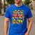 Mom And Dad Birthday Boy Building Bricks Family Party Decor Men's Casual T-Shirt Royal Blue Mom And Dad Birthday Boy Building Bricks Family Party Decor Men's Casual T-Shirt Royal Blue