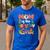 Mom And Dad Birthday Girl Matching Family Party Decorations Men's Casual T-Shirt Royal Blue
