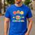 Mom And Dad Of The Birthday Girl Melon Family Matching Men's Casual T-Shirt Royal Blue