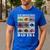 In My Monster Trucks Dad Era Men's Casual T-Shirt Royal Blue In My Monster Trucks Dad Era Men's Casual T-Shirt Royal Blue