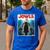 MonsterMuttz Great Dane Jowls Paws Top Drooling Dog Mom Dog Dad Men's Casual T-Shirt Royal Blue