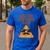 Nacho Average Dad Dad Joke Nacho Chip Men's Casual T-Shirt Royal Blue