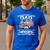 National Guard Graduation Proud National Guard Dad Men's Casual T-Shirt Royal Blue