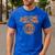 NBA New York Knicks Father's Day Just A Dad Who Loves Men's Casual T-Shirt Royal Blue