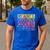 Nephew Niece My Aunt Is Cooler Than My Dad Men's Casual T-Shirt Royal Blue