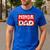 Ninja Dad Matching Family Ninja Warrior Men's Casual T-Shirt Royal Blue Ninja Dad Matching Family Ninja Warrior Men's Casual T-Shirt Royal Blue