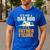 Not Dad BOD Its A Father Figure Fathers Day Daddy Papa Men's Casual T-Shirt Royal Blue
