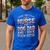 Nurse Dad I Have Two Titles Nurse And Dog Dad And I Rock For Men Men's Casual T-Shirt Royal Blue