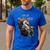 Old Buzzard Bird Old Man Grandpa Recliner Dads Joke Men's Casual T-Shirt Royal Blue