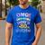 OMG It's My Dad's 80th Birthday Happy 80 Years Old Men's Casual T-Shirt Royal Blue