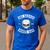 One Badass Bonus Step Dad Birthday Stepdad Men's Casual T-Shirt Royal Blue