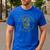 One Dad To Rule Them All Fantasy Nerd Dad Graphic Men's Casual T-Shirt Royal Blue