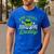 One Lucky Daddy St Patricks Day Dad Father Men's Casual T-Shirt Royal Blue One Lucky Daddy St Patricks Day Dad Father Men's Casual T-Shirt Royal Blue