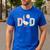One Silly Goose Dad 1st First Birthday Family Matching Party Men's Casual T-Shirt Royal Blue