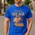 Papa Bear Bears Animal Pun Lover Dad Father Daddy Father's Men's Casual T-Shirt Royal Blue