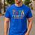 Papa If He Can't Fix It No One Can Father's Day Dad Grandpa Men's Casual T-Shirt Royal Blue
