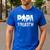 Papa Squatch For Dad Sasquatch Fathers Day Men's Casual T-Shirt Royal Blue