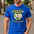 Over Par Under Influence Golf Dad Father Joke Men's Casual T-Shirt Royal Blue
