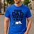 Peanuts This Dad Needs A Nap Men's Casual T-Shirt Royal Blue