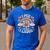 I Pee When I Laugh Adult Humor Women Men Dad Jokes Men's Casual T-Shirt Royal Blue