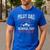Pilot Dad Like A Normal Dad But Cooler Plane Aviator Pilot Men's Casual T-Shirt Royal Blue
