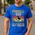 Pinball Dad Like Regular Dad But Cooler Father's Day Men's Casual T-Shirt Royal Blue