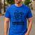 Pit Bull Lover T Shirt Pitbull Mom Rescue Dog Dad Puppy Men's Casual T-Shirt Royal Blue