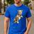 Pitbull I Love Dad Pit Bull Terrier Pettie Dog Owner Father Men's Casual T-Shirt Royal Blue