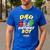 PJ Masks Group Shot Dad Of The Birthday Boy Logo Men's Casual T-Shirt Royal Blue