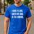 I Have Plans With My Dog In The Garage Dad Joke Handyman Men's Casual T-Shirt Royal Blue