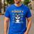 Pomsky Anatomy Dog Mom Dad Men's Casual T-Shirt Royal Blue