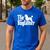 Poodle The Dogfather Cool Dog Daddy Dad Papa Father Men Kids Men's Casual T-Shirt Royal Blue