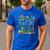 Potted Plant Dad Men's Casual T-Shirt Royal Blue